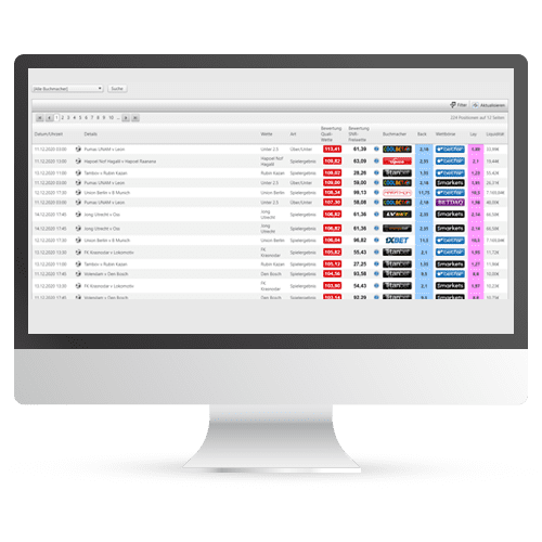 Oddmatcher Interface