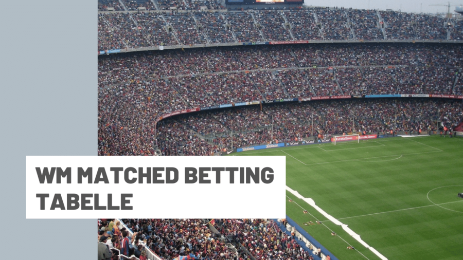 WM Matched Betting Tabelle
