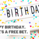 Happy birthday. Here’s a free bet.