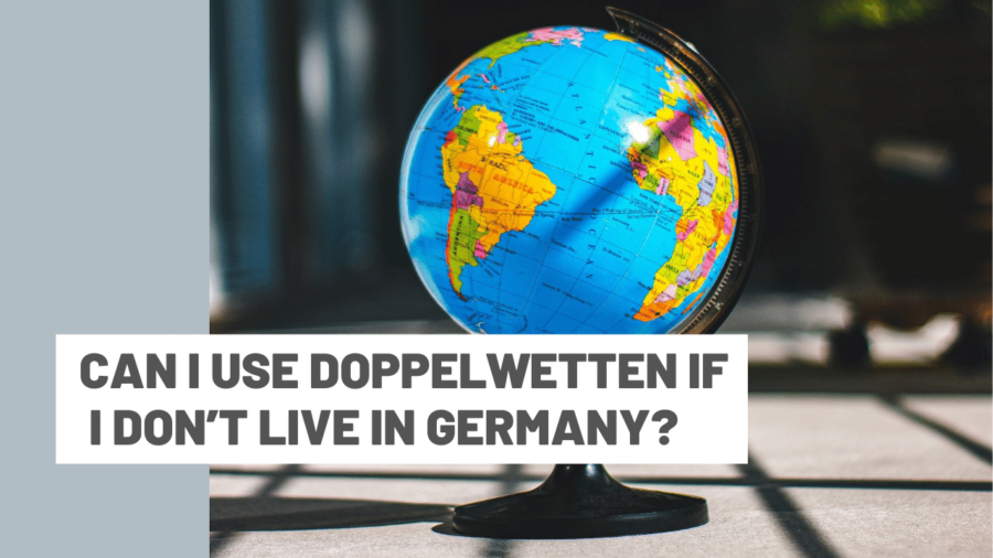 Can I use DoppelWetten if I don’t live in Germany?