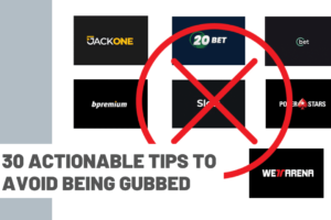 30 actionable tips to avoid being gubbed (Definitive guide 2022)